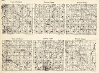 Dodge County - Hubbard, Clyman, Herman, Rubicon, Emmet, Burnett, Wisconsin State Atlas 1930c